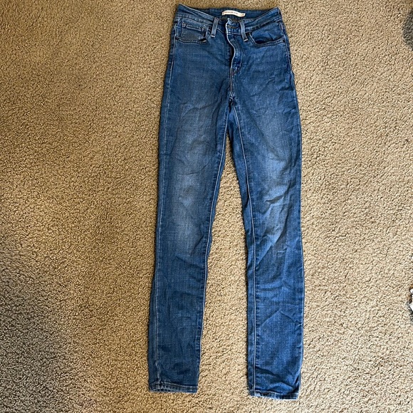 Levi’s size 25 (Size 1) high rise skinny jeans - Picture 1 of 3